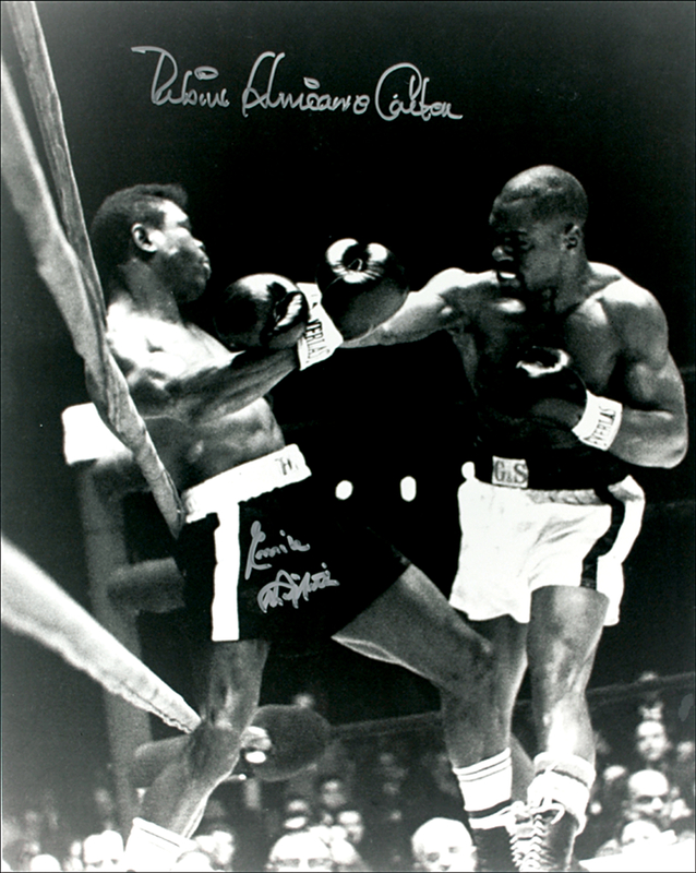 Lot 1055 Rubin “Hurricane” Carter and Emile Griffith
