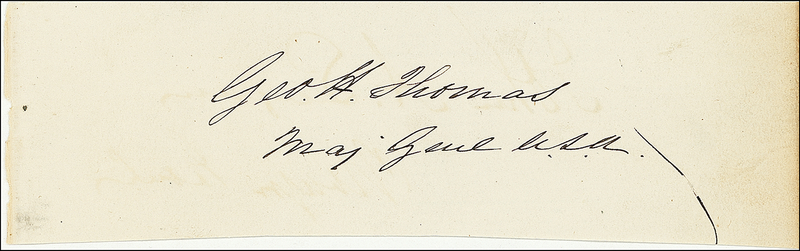 Lot 406 George H. Thomas