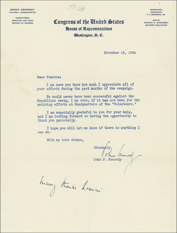 Lot 85 John F. Kennedy