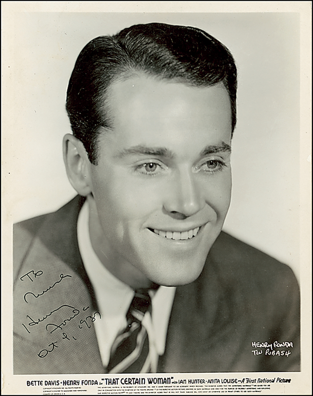 Lot 826 Henry Fonda