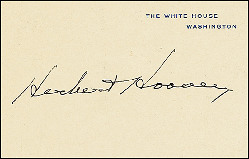 Lot 70 Herbert Hoover