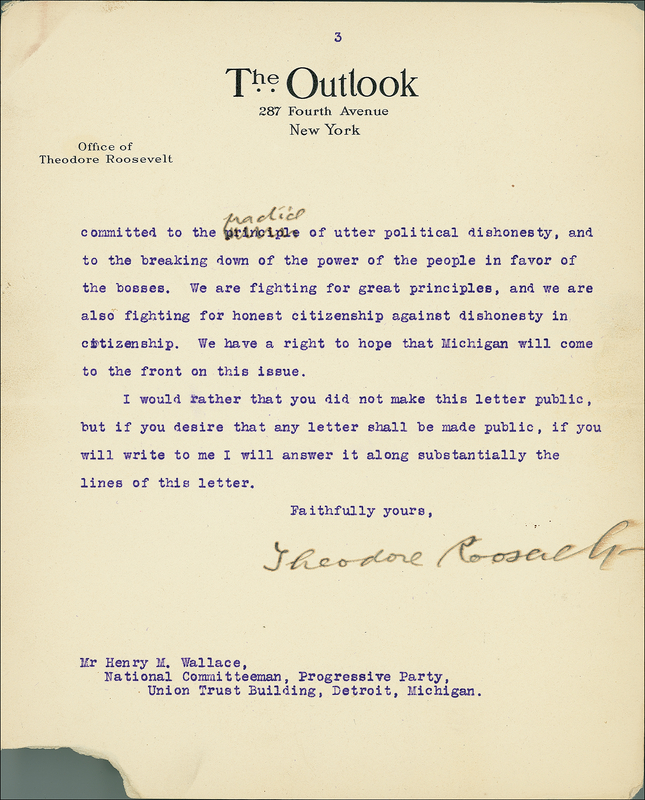Lot 129 Theodore Roosevelt