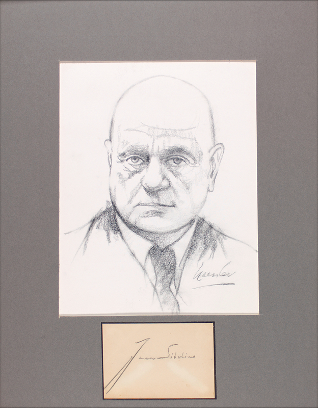 Lot 716 Jean Sibelius