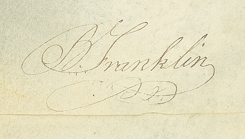 Lot 223 Benjamin Franklin