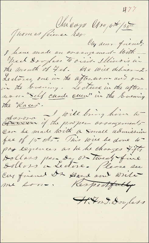 Lot 194 Frederick Douglass: H. Ford Douglass