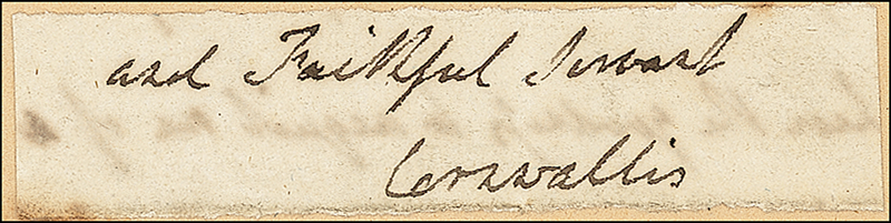 Lot 344 Charles Cornwallis