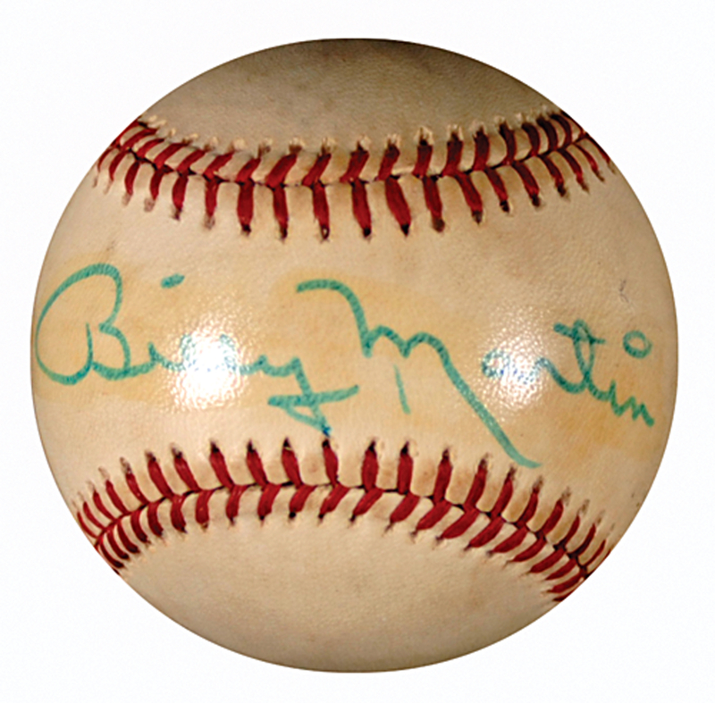 Lot 1130 Billy Martin