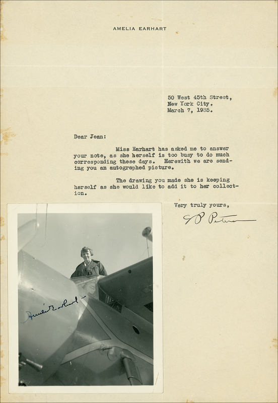 Lot 449 Amelia Earhart