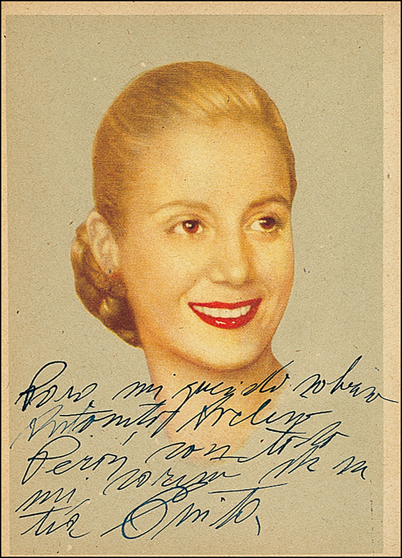 Lot 295 Evita Peron