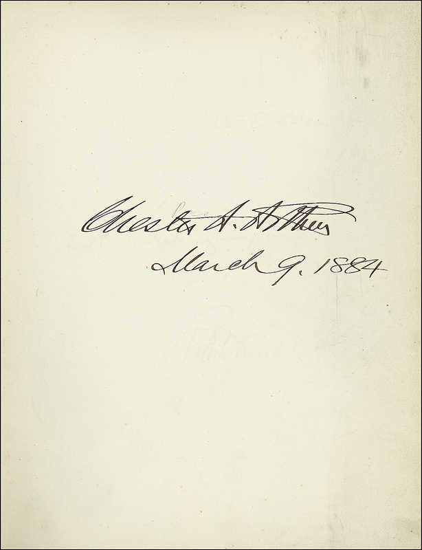 Lot 112 Presidential Autograph Album