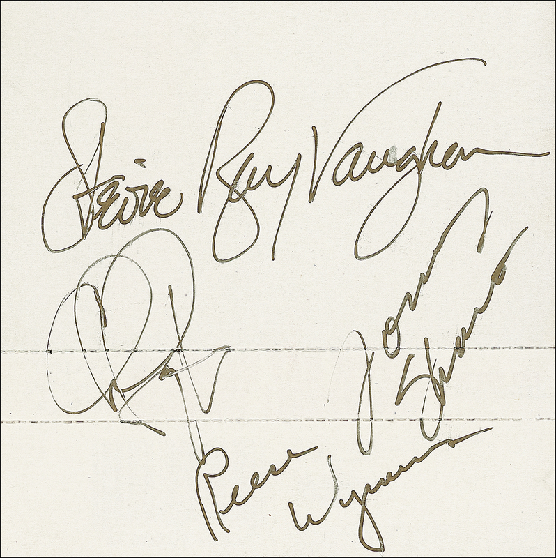 Lot 744 Stevie Ray Vaughan and Double Trouble