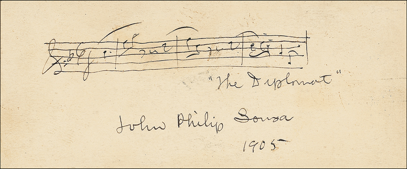 Lot 726 John Philip Sousa