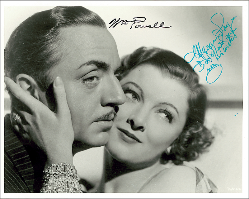 Lot 931 William Powell and Myrna Loy
