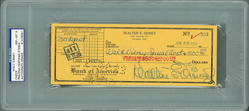 Lot 585 Walt Disney