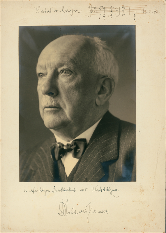 Lot 733 Richard Strauss