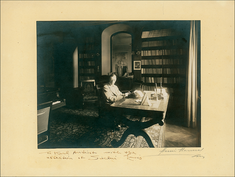 Lot 525 Sinclair Lewis