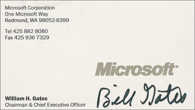 Lot 234 Bill Gates
