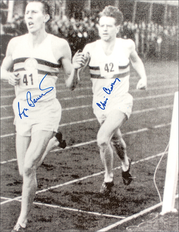 Lot 1023 Roger Bannister and Christopher Chataway