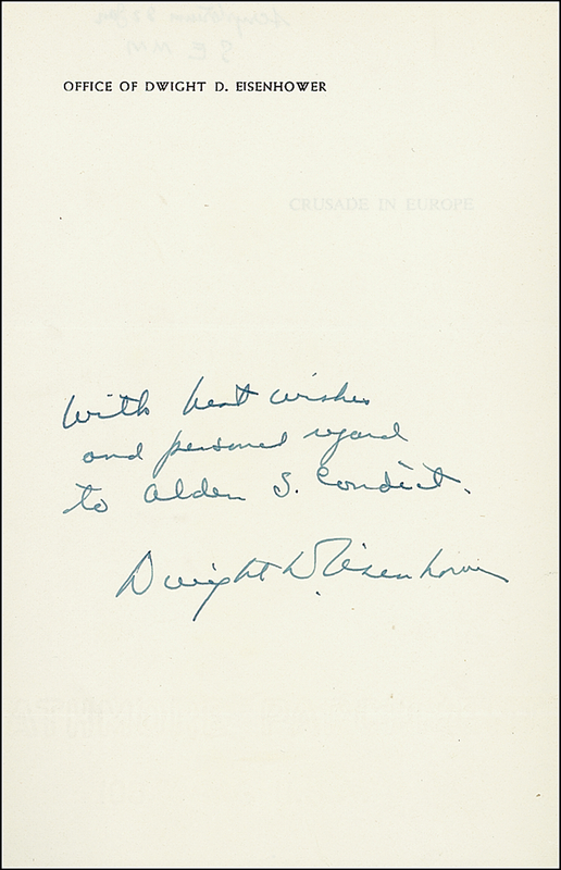 Lot 41 Dwight D. Eisenhower
