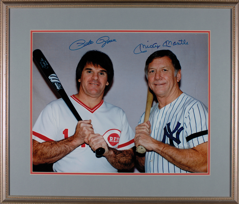 Lot 1118 Mickey Mantle and Pete Rose