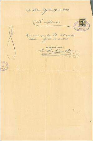 Lot #189 Porfirio Diaz - Image 3