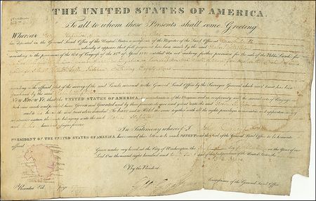 Lot #6 John Quincy Adams