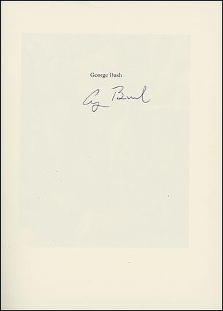 Lot #15 George Bush