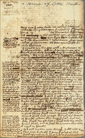 Lot #273 Cotton Mather - Image 1