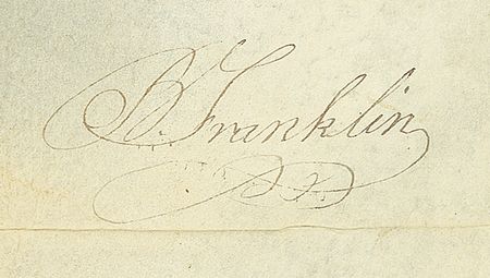 Lot #223 Benjamin Franklin - Image 1