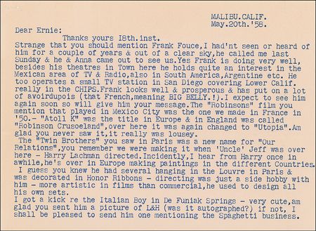 Lot #885 Stan Laurel - Image 2