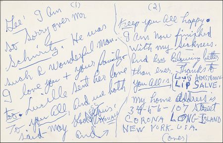 Lot #606 Louis Armstrong - Image 2