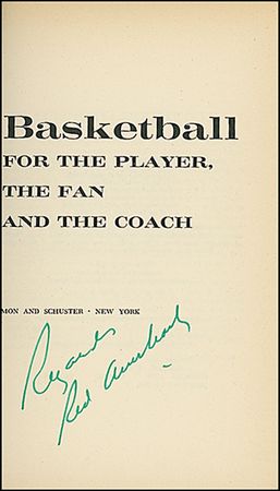 Lot #1017 Red Auerbach - Image 1