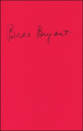 Lot #1053 Paul “Bear” Bryant - Image 1