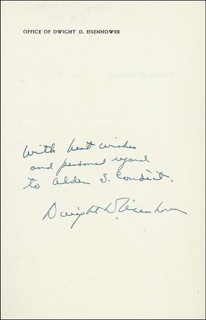 Lot #41 Dwight D. Eisenhower - Image 1