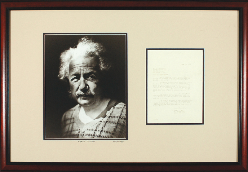 Lot 249 Albert Einstein
