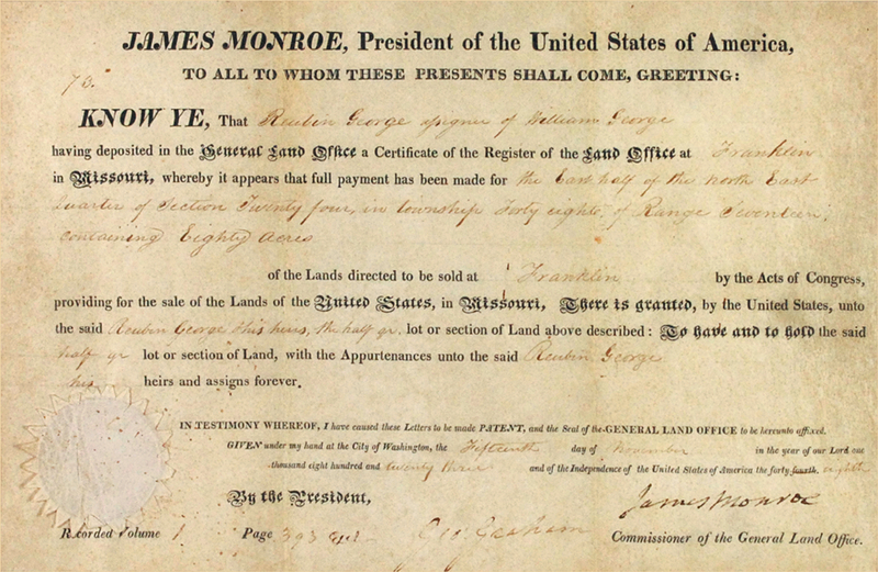 Lot 140 James Monroe