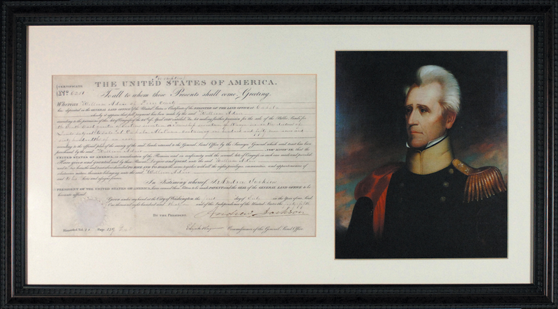 Lot 106 Andrew Jackson
