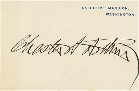 Lot #5 Chester A. Arthur