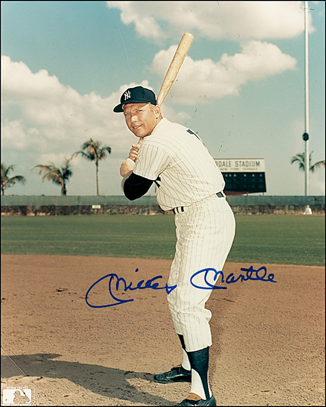Lot 1395 Mickey Mantle