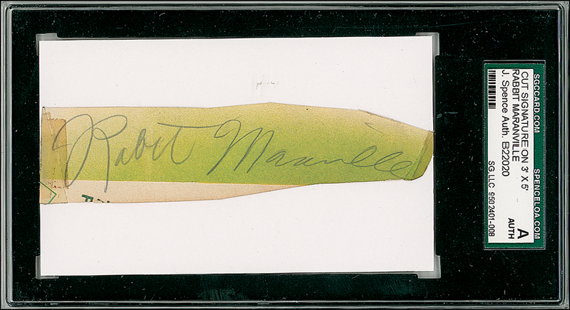 Lot 1402 Rabbit Maranville