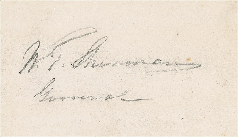 Lot 397 William T. Sherman