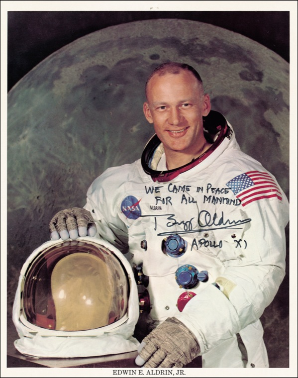 Lot 420 Buzz Aldrin
