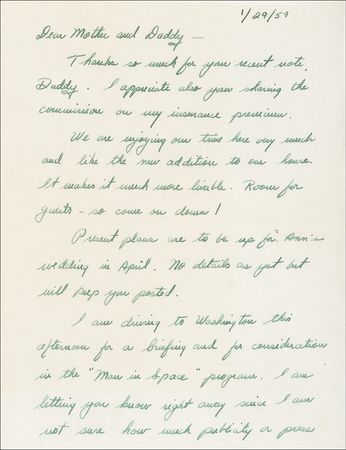 Lot #488 Alan Shepard - Image 1