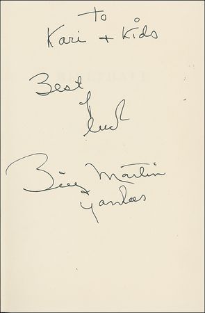Lot #1401 Billy Martin - Image 1
