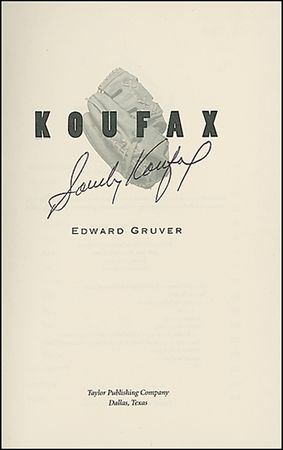 Lot #1369 Sandy Koufax - Image 1