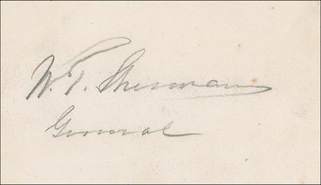 Lot #397 William T. Sherman - Image 1