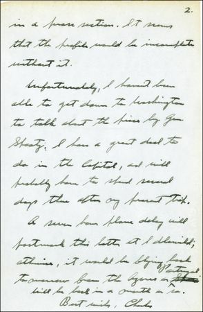 Lot #481 Charles Lindbergh - Image 1