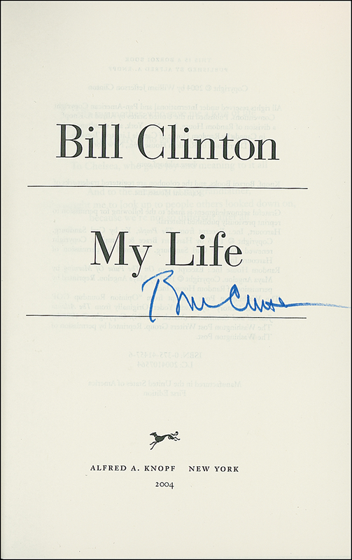 Lot 24 Bill Clinton