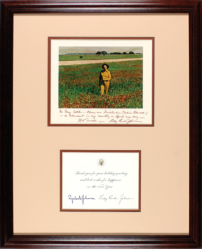 Lot 62 Lyndon and Lady Bird Johnson
