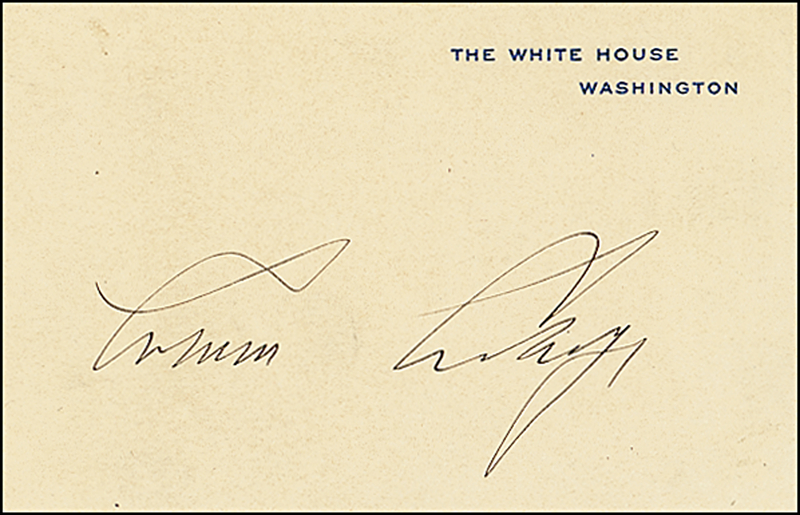 Lot 27 Calvin Coolidge